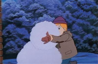 Scena iz filma Sneko Beli (Magic Gift of the Snowman)