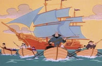 Scena iz filma Avanture Mobi Dika (Adventures of Moby Dick)